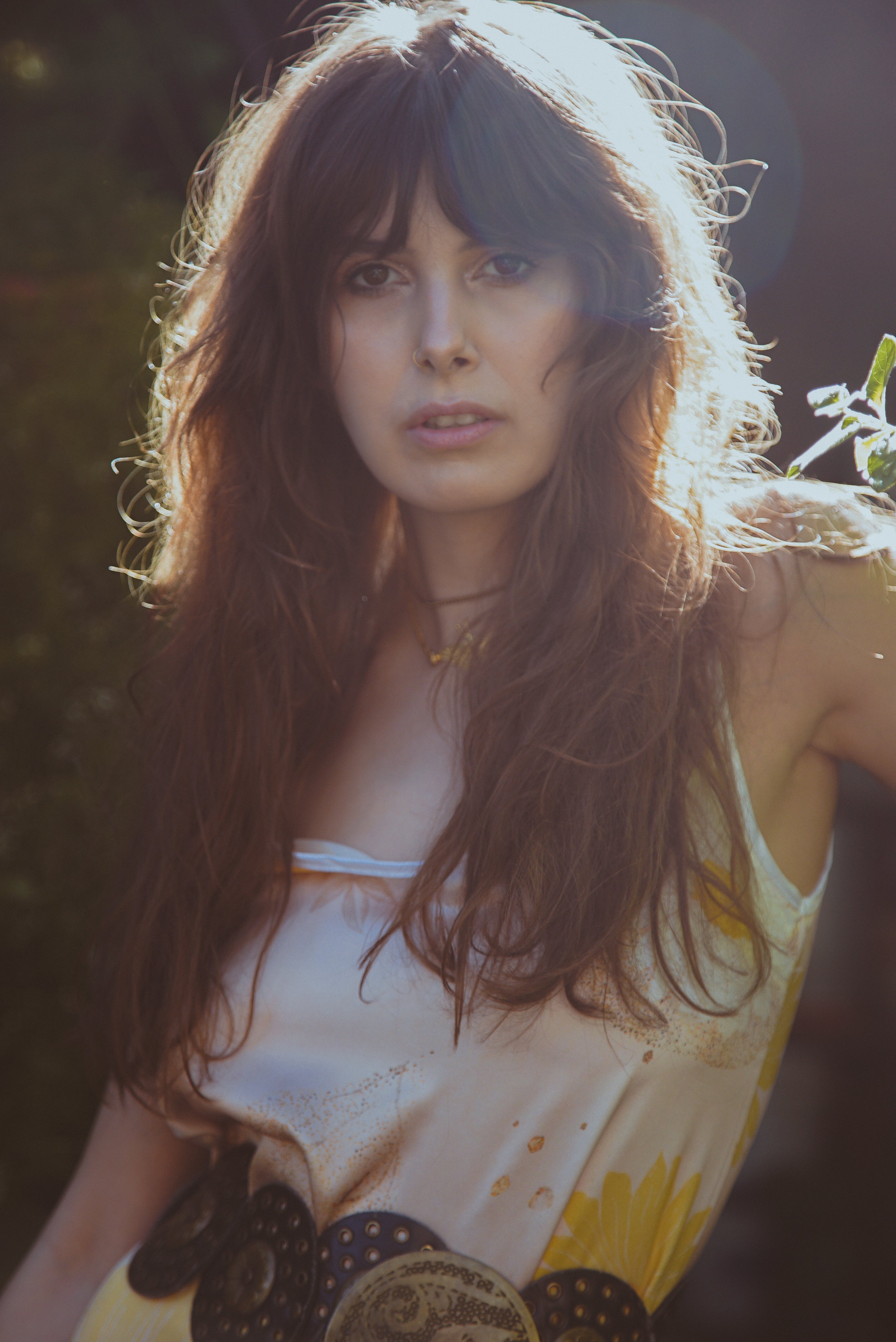 Vela Silk Dress in Flower Constellation